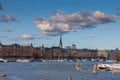 Scenic summer panorama of the old Town in