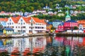 Scenery of Bergen, Norway Royalty Free Stock Photo