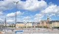 Scenic summer panorama of Stockholm, Sweden Royalty Free Stock Photo