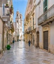 Scenic summer sight in Altamura, famous apulian town in the Province of Bari. Puglia Apulia, Italy.