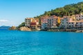 Scenic summer sight in Marciana Marina village, Elba Island, Tuscany, Italy. Royalty Free Stock Photo