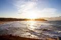 Scenic sunrise over the Bondi Beach, Australia Royalty Free Stock Photo
