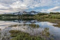 Scenic Mountain Lake Sunrise Reflection Royalty Free Stock Photo