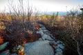 Scenic sunrise at the top of Cadillac mountain Acadia National park Royalty Free Stock Photo