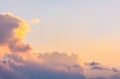 Scenic sunrise view from Clingmans dome Great Smoky Mountain Nation Park Tennessee USA Royalty Free Stock Photo