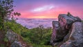 Scenic Sunset, Pine Mountain Trail, Kentucky Royalty Free Stock Photo