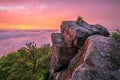 Scenic Sunset, Pine Mountain Trail, Kentucky Royalty Free Stock Photo