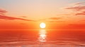 Scenic sunset, a romantic view often associated with love.AI Generated