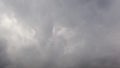 Scenic timelapse of foggy cloudy sky with dense nimbostratus clouds