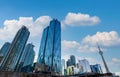 Scenic Toronto financial district skyline and modern architecture Royalty Free Stock Photo