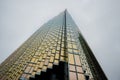 Scenic Toronto financial district skyline and modern architecture. Skyscrapers, fog and clouds concept Royalty Free Stock Photo