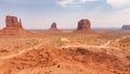 Scenic track running through Monument Valley
