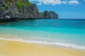 Scenic tropical beach, El Nido Palawan Philippines Royalty Free Stock Photo