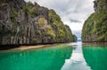 Scenic tropical island landscape, El Nido, Palawan, Philippines