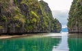 Scenic tropical island landscape, El Nido, Palawan, Philippines