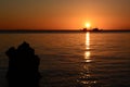 Scenic tropical sunset. Boracay Island. Aklan. Western Visayas. Philippines