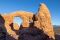 Scenic Turret Arch Arches National Park Landscape Royalty Free Stock Photo