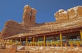 The twin rocks of Arches National Park. Royalty Free Stock Photo