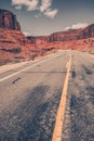 Scenic Utah Desert Road Royalty Free Stock Photo