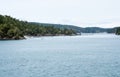 Scenic view from aboard a ferry from Friday Harbor to Orcas Island