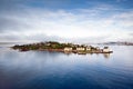 Birds eye view of town, Alesund - Norway - Scandinavia