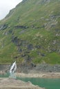 Scenic view of the Alpine mountain pass of Splugen in Switzerland