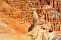 Scenic view of amazing red sandstone hoodoos in Bryce Canyon National Park in Utah, USA Royalty Free Stock Photo