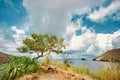 Scenic view of Anawangin Cove, Zambales, Philippines