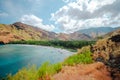 Scenic view of Anawangin Cove, Zambales, Philippines