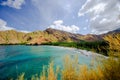 Scenic view of Anawangin Cove, Zambales, Philippines