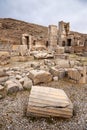 Scenic view of the ancient ruins of Persepolis, Iran. Royalty Free Stock Photo