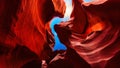 Scenic view of the Antelope Canyon near Page, Arizona, USA. Royalty Free Stock Photo