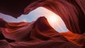 Scenic view of the Antelope Canyon near Page, Arizona, USA. Royalty Free Stock Photo