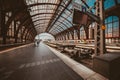 Scenic view of Antwerp Central Station in colors