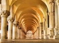 Scenic view of the Archway inside the Doge's Palace in Venice, Italy