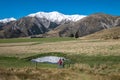 Scenic View around Castle Hill, New Zealand