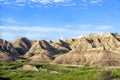 Clay hills at Badlands National Park