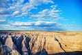 Scenic view at Badlands National Park, South Dakota, USA Royalty Free Stock Photo