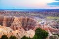 Scenic view at Badlands National Park, South Dakota, USA Royalty Free Stock Photo