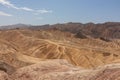 Death Valley - Scenic view of Badlands of Zabriskie Point, Furnace creek, Death Valley National Park, California, USA Royalty Free Stock Photo