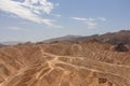 Death Valley - Scenic view of Badlands of Zabriskie Point, Furnace creek, Death Valley National Park, California, USA Royalty Free Stock Photo