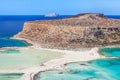 Scenic view of Balos bay on Crete island, Greece. Royalty Free Stock Photo