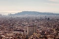 Scenic view of Barcelona city