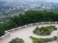 Scenic view of Batumi from Holy Trinity Monastery Royalty Free Stock Photo