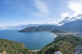 The Scenic view of  Bay of Adrasan from the Adrasan Castle. Royalty Free Stock Photo