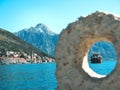 Scenic view of the Bay of Kotor Royalty Free Stock Photo