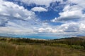 Scenic view of the Bear Lake, located in the border of the Utah and Idaho States Royalty Free Stock Photo