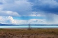 Scenic view of the Bear Lake, located in the border of the Utah and Idaho States Royalty Free Stock Photo