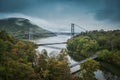 Bear Mountain Bridge and the Hudson River