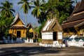 Scenic view of the beautiful architecture of Wat Xiengthong temple located in Luang Phrabang, Laos